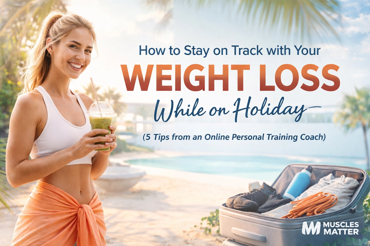 How to Stay on Track with Your Weight Loss While on Holiday (5 Tips from an Online Personal Training Coach)